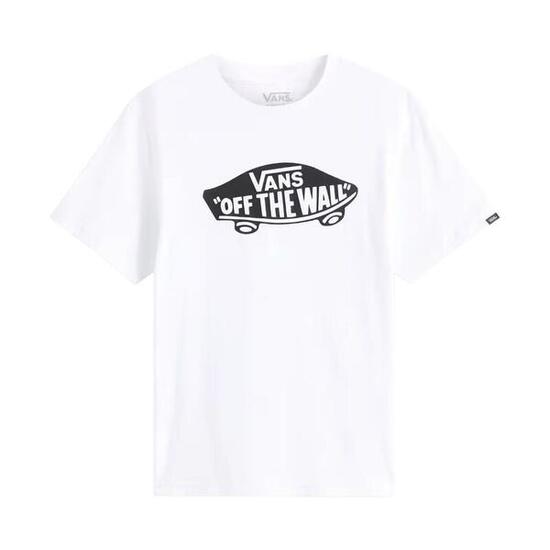 Camiseta Blanca Vans Style 76 White Kids con Gráfico en el Pecho