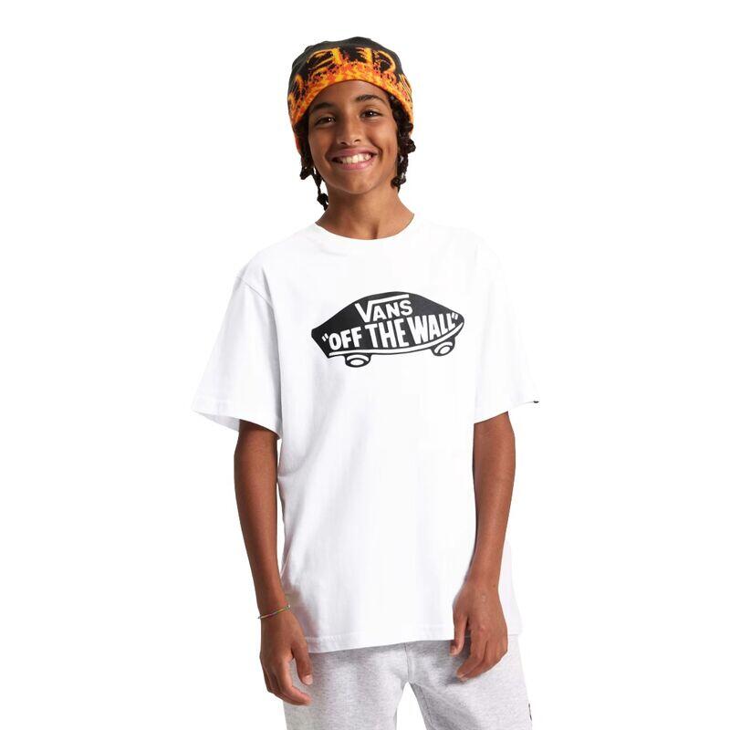 Camiseta Blanca Vans Style 76 White Kids con Gráfico en el Pecho 3/5