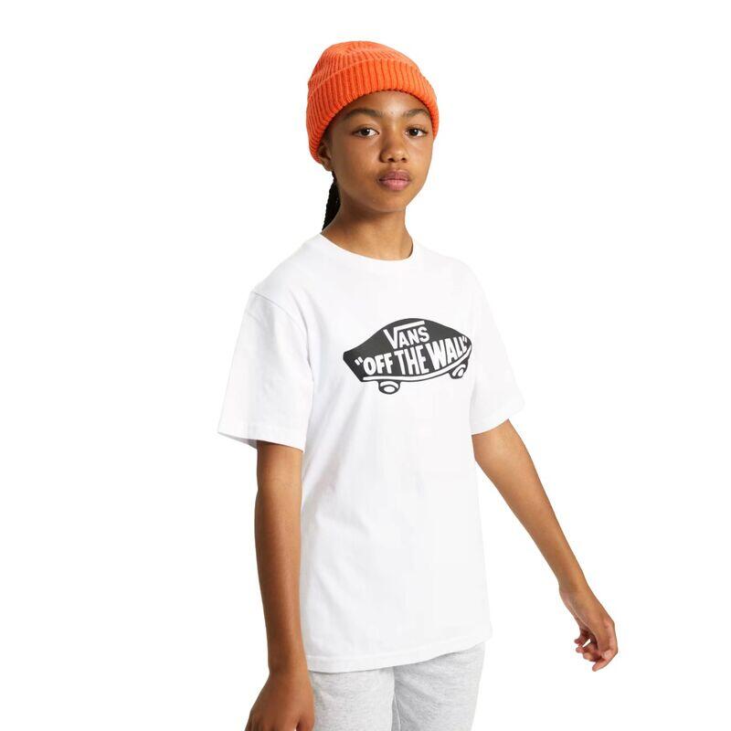 Camiseta Blanca Vans Style 76 White Kids con Gráfico en el Pecho 4/5