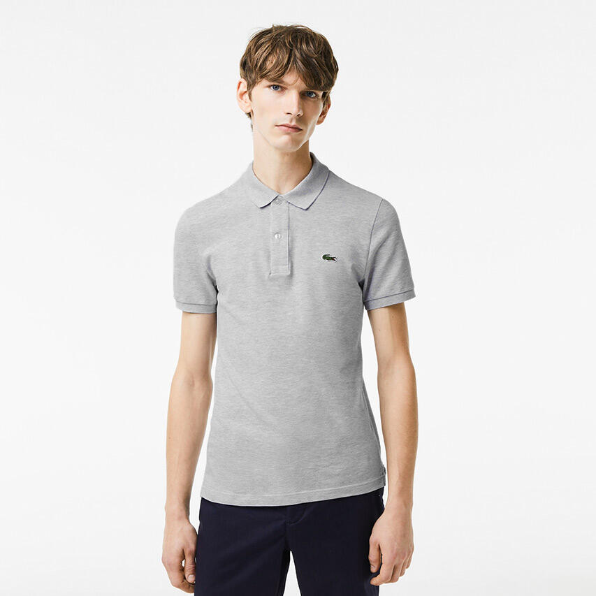 Heren Polo Shirt Grijs 2/4