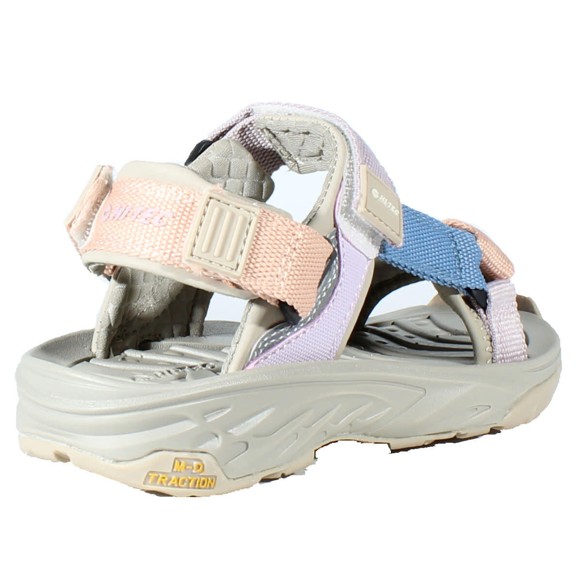 Sandales Et Tongs Enfants - HI-TEC Ula Raft  Junior - Taupe/Cork/Violet 5/7