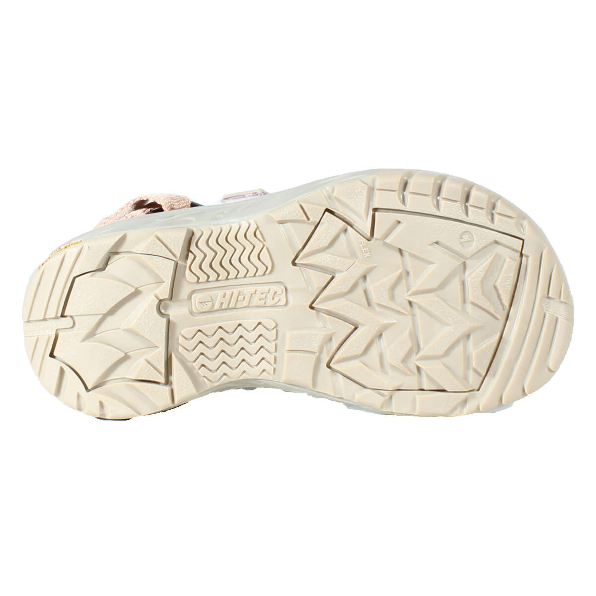Sandales Et Tongs Enfants - HI-TEC Ula Raft  Junior - Taupe/Cork/Violet 4/7