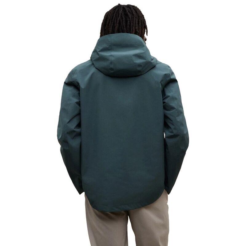 Chaqueta Verde Ecoalf Darwin Shadow Green de Corte Regular con Cremallera 4/5