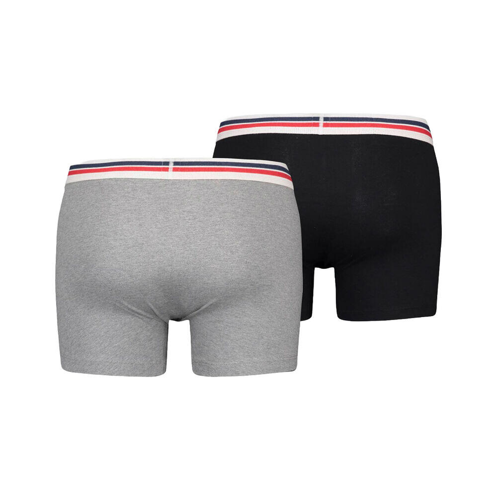 Pack 2 Calzoncillos Boxer Levis con Logotipo Negro-Girs 2/4