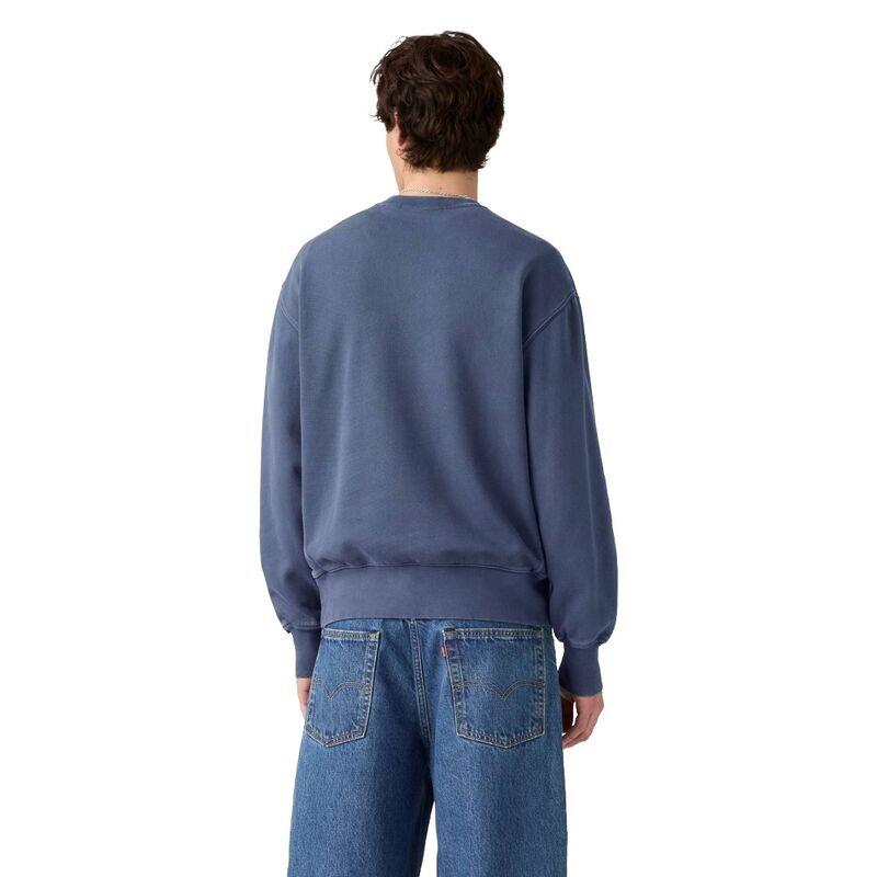 Sudadera Azul Levis Authentic Sargasso Sea Garment Dye Suave y Versátil 3/4