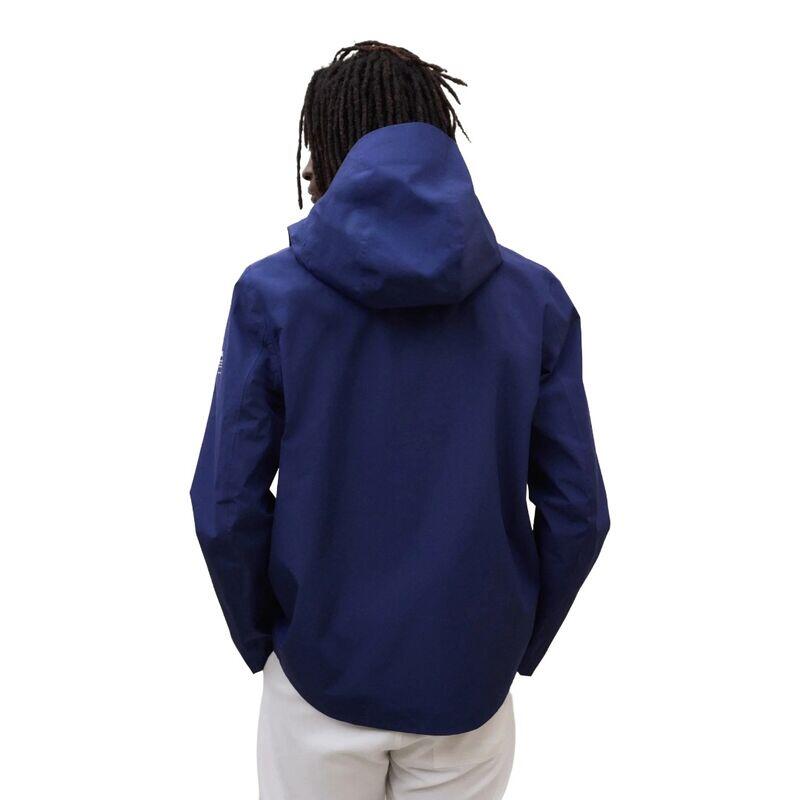 Chaqueta Azul Ecoalf Darwin Ink Blue de Corte Regular con Cremallera 3/5