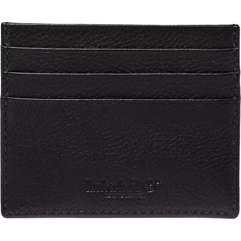 Tarjetero Negro Timberland Kennebunk Credit Card Holder Black De Cuero 2/4