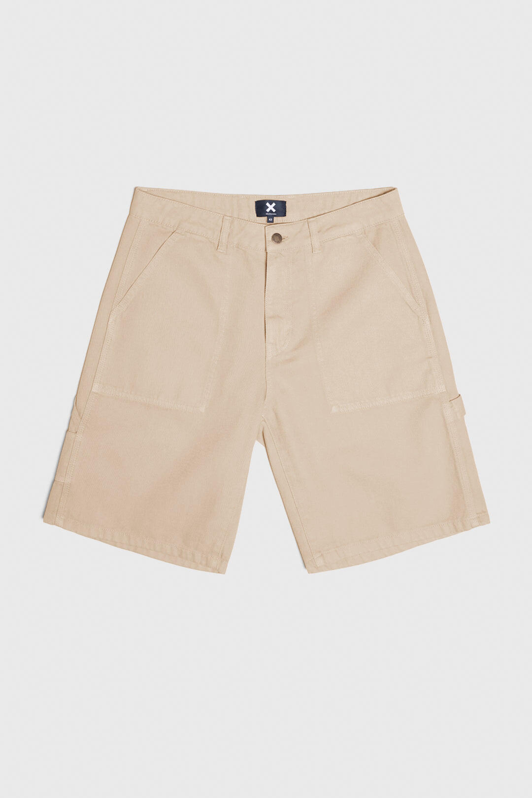 Pantalón Corto Frank Beige de Algodón 4/5