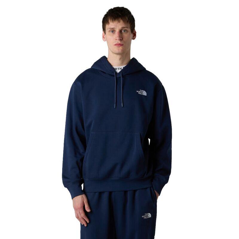 Sudadera Azul The North Face con Capucha Essential Summit Navy Cálida y Suave 3/5