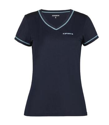 Beasley t-shirt dames korte mouw dark blue