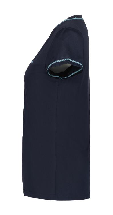 Beasley T-Shirt Dames Korte mouw Dark Blue 3/4