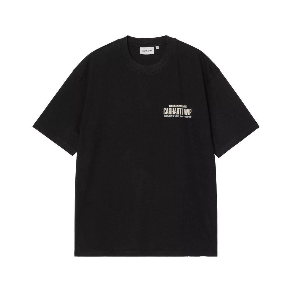 Camiseta Negra Carhartt Arcan T-Shirt Black de Corte Holgado 2/5