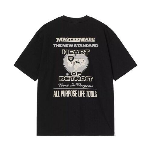 Camiseta Negra Carhartt Arcan T-Shirt Black de Corte Holgado 5/5