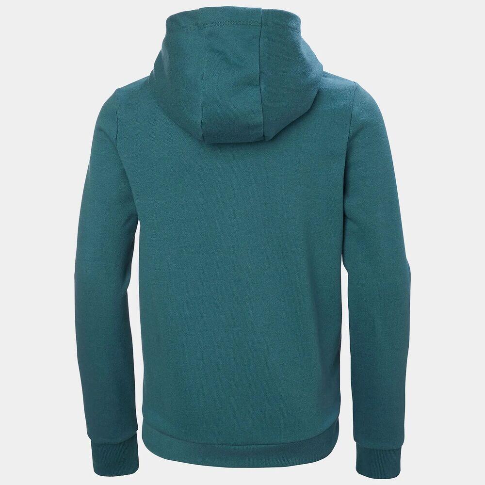Sudadera verde Helly Hansen Logo 2.0 Juvenil Dark Creek 2/5