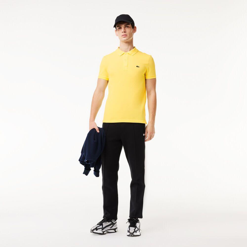 Polo Amarillo Lacoste L.12.12 Slim Fit en Petit Piqué 3/5