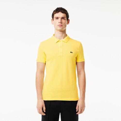Polo Amarillo Lacoste L.12.12 Slim Fit en Petit Piqué 5/5
