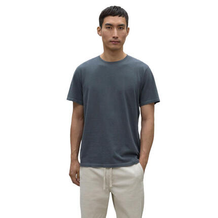 Camiseta Azul Ecoalf Min Back T-Shirt Steel Blue