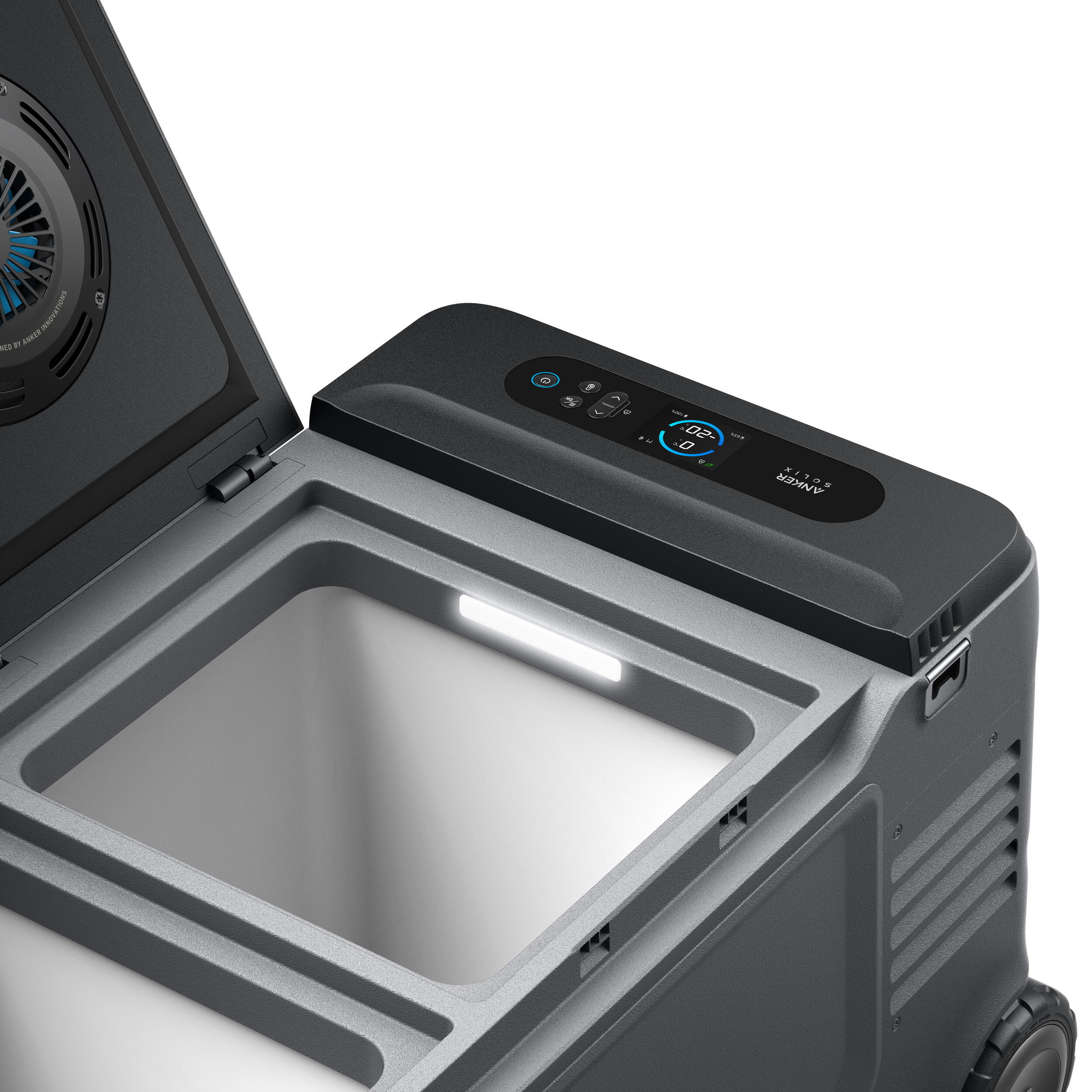 Kit draagbare koelbox 58 L Anker Solix EverFrost 2 + Bifaciaal zonnepaneel 100 W 4/9