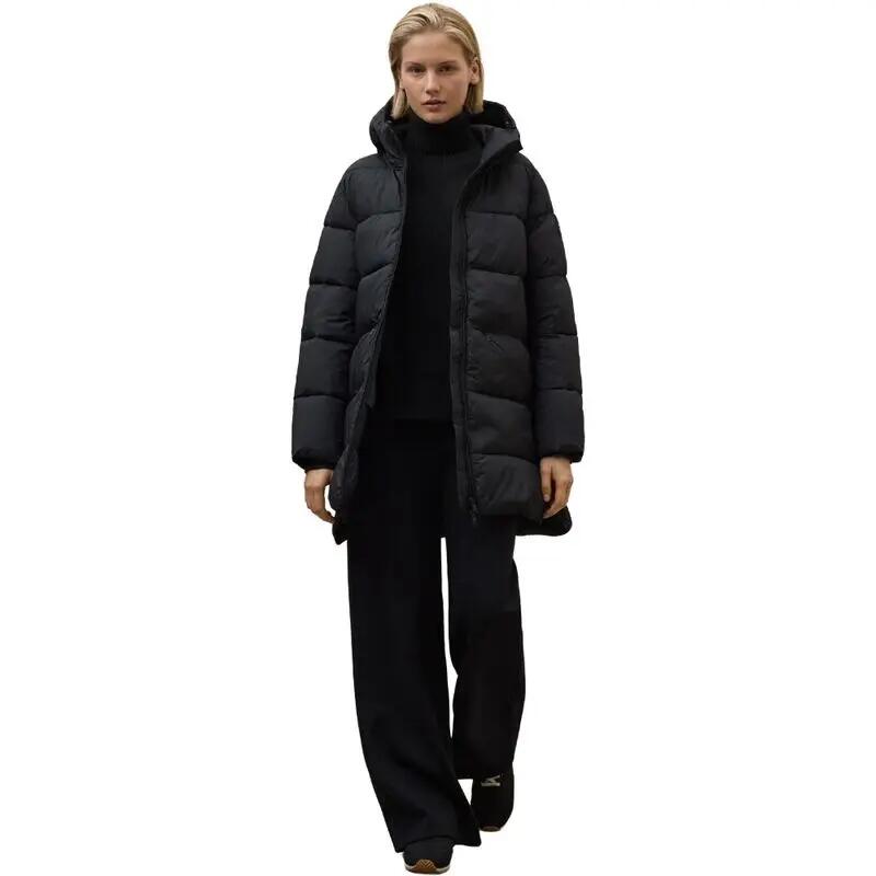 Cazadora Negra Ecoalf Marangu Jacket Black Repelente Al Agua 3/5