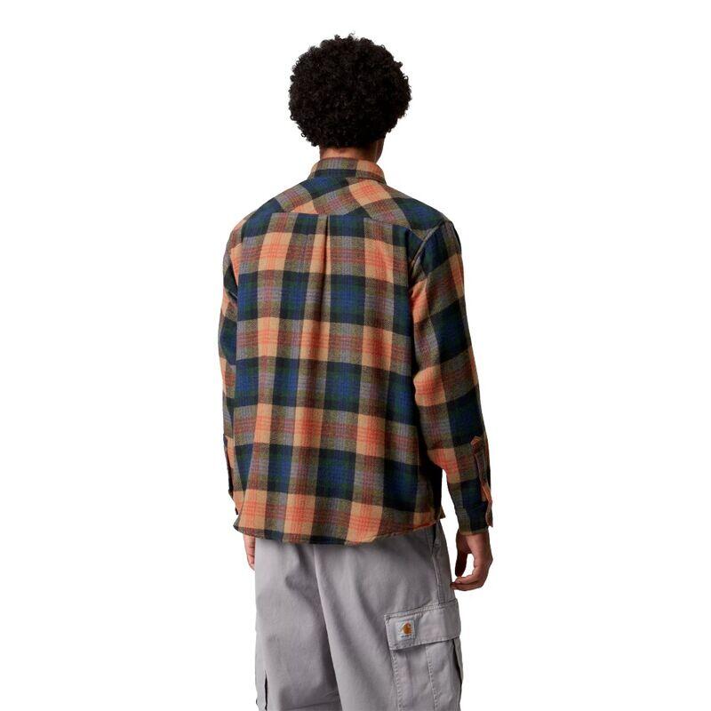 Camisa de Cuadros Carhartt Dern Shirt Dern Check, Sycamore Tree de Corte Holgado 4/5