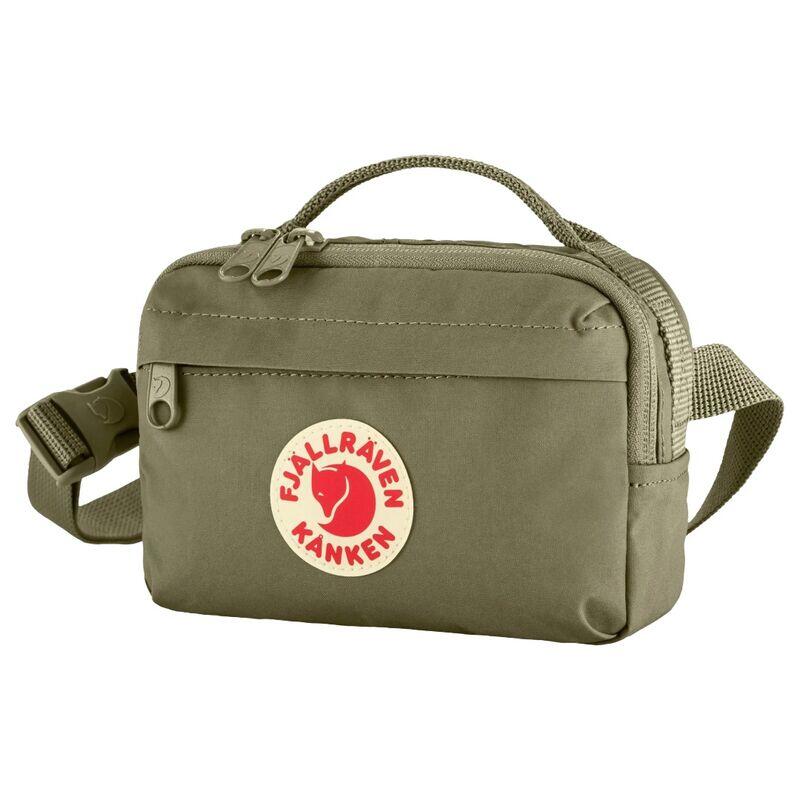 Riñonera Verde Fjallraven Kanken Hip Pack Green Práctica y Amplia 3/4