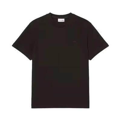lacoste uomo t-shirt th1979 3la tee shirt brown
