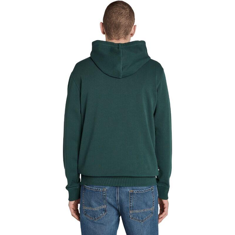 Sudadera Verde Timberland 1973 Embroidered Logo Loopba Green Con Capucha 4/5