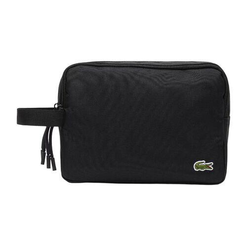 Neceser Negro Lacoste Neocroc Noir de Lineas Clásicas y Elegantes 4/4