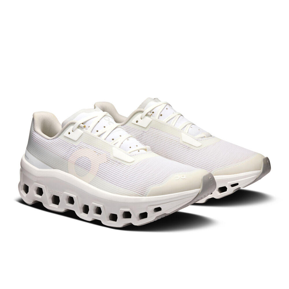 Zapatillas Blancas On Running Cloudmonster Void White Cómodas y Ligeras 3/5