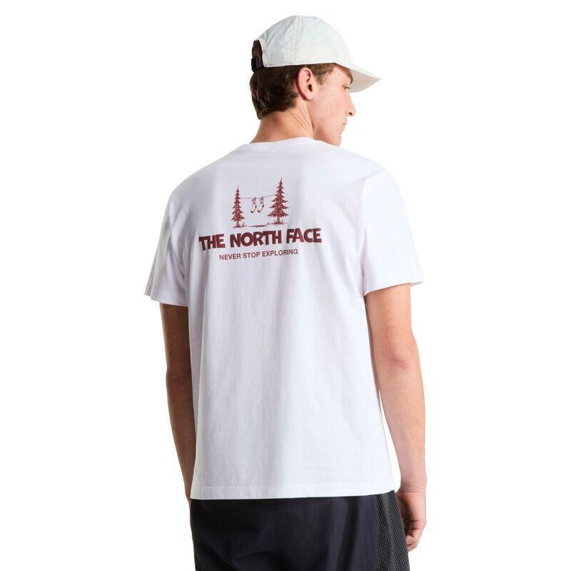 Camiseta Blanca The North Face Camping Relaxed Short White de Corte Holgado 4/5