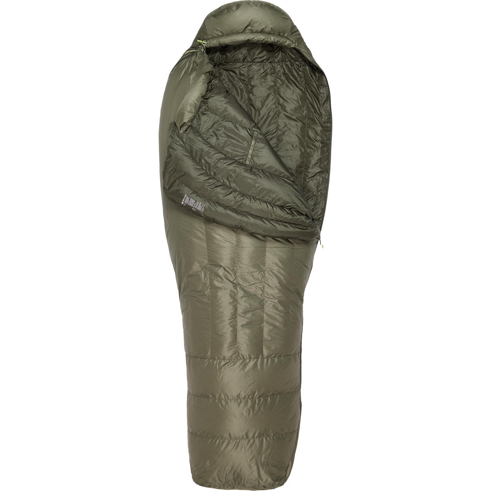 Daunen-Schlafsack HiberNest 30 olive grove-nori 2/7