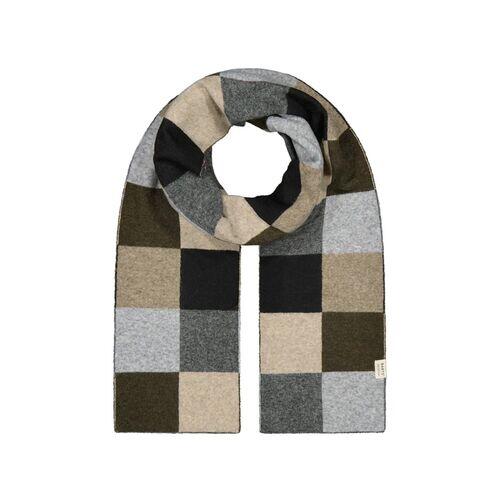 Bufanda de Cuadros Barts Vidat Scarf Black con Doble capa Cálida y Suave 4/4
