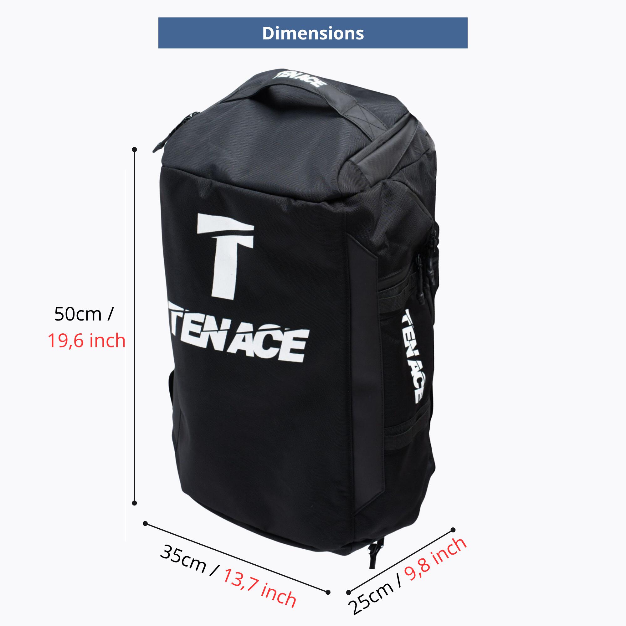 Mochila preta Tenace para BJJ, Grappling e MMA 2/7