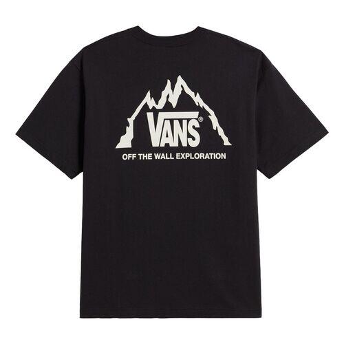 Camiseta Negro Vans Crestline Black de Corte Relajado y Gráfico en el Pecho 4/4