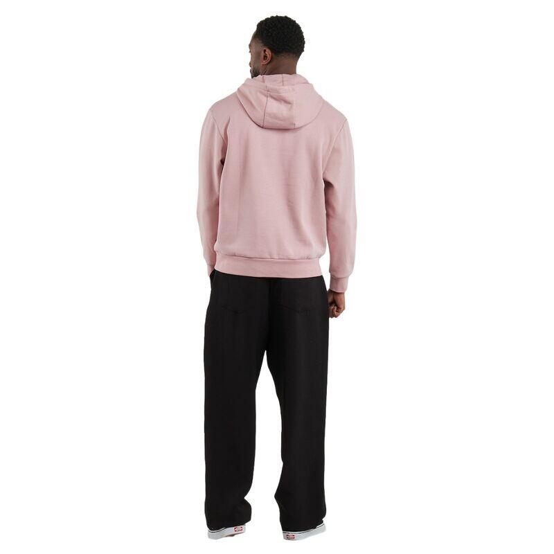Sudadera Rosa Left Chest con Capucha Misty Mauve Sencilla y Cómoda 3/4