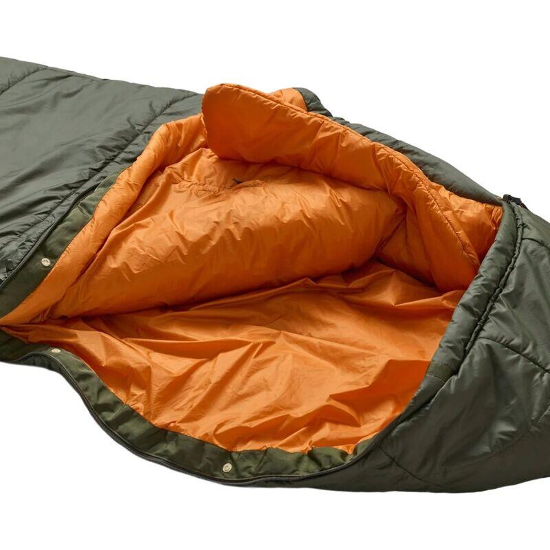 Saco de Dormir Verde Fjallraven Abisko Two Seasons Regular Olive con Acolchado 3/4