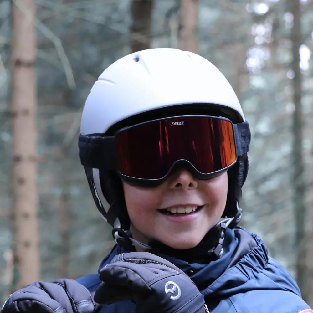 Skimaske ALLOS 6-10 Jahre Black Red. 2/6