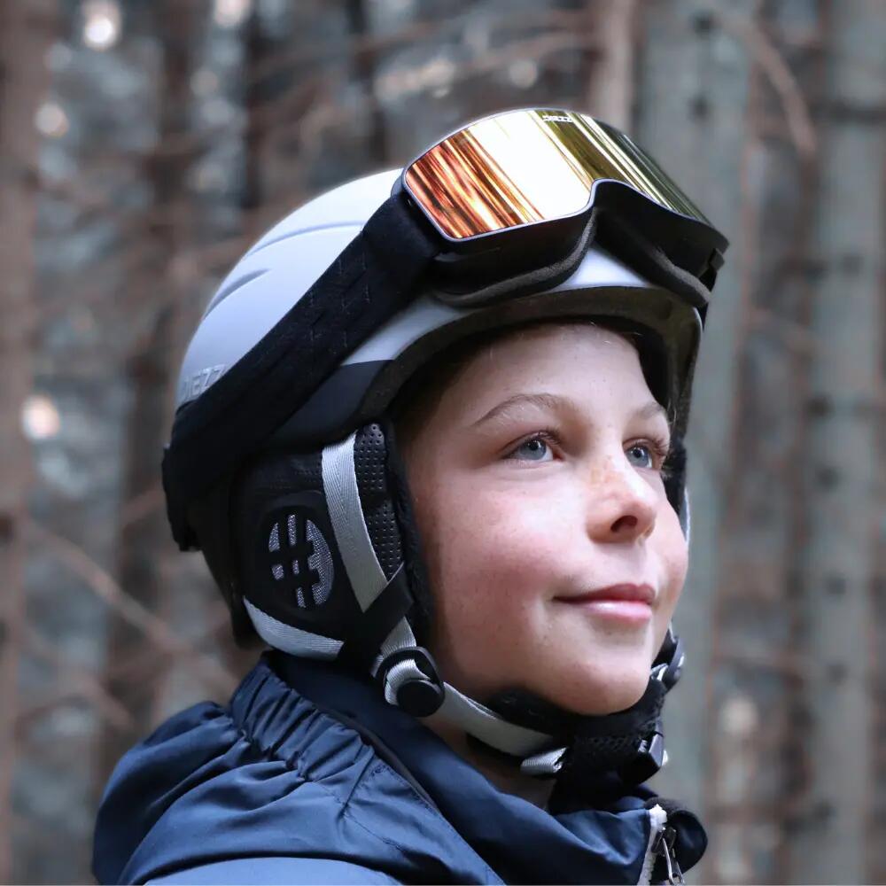 Skimaske ALLOS 6-10 Jahre Black Red. 5/6