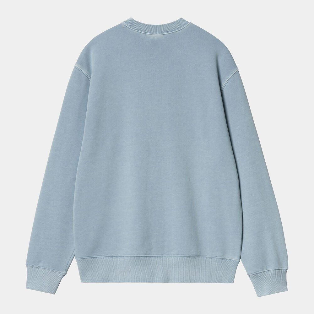Sudadera Azul Carhartt Duster Script Sweat Misty Sky 2/4
