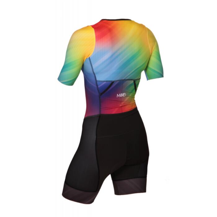 Triathlonbekleidung Damen Mako Pro Set-In Fade-Out Rainbow 3/3