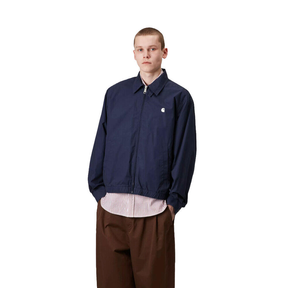 Chaqueta Azul Carhartt Duke Jacket Space/Wax Suave Y Ligera 4/5