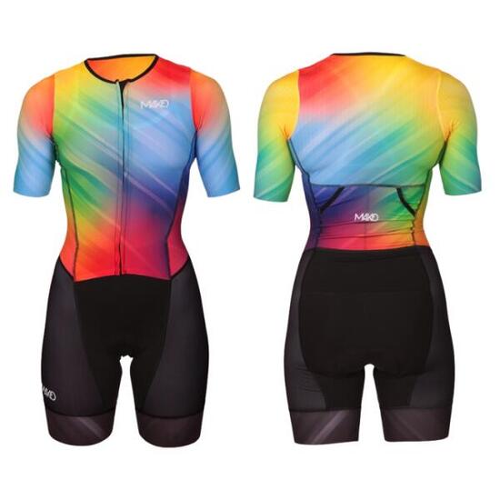 Trifonction Triathlon Femme Mako Pro Set-in Fade-Out Rainbow