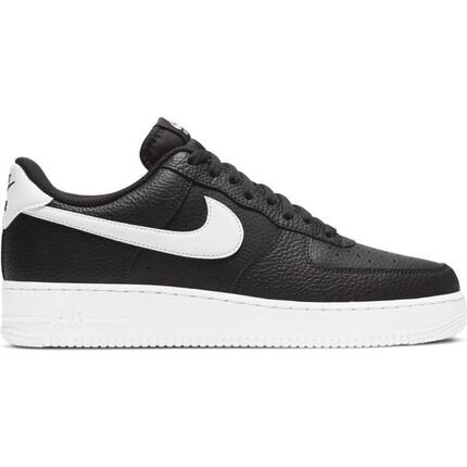 Nike Air Force 1 Low '07 Black White Pebbled Leather