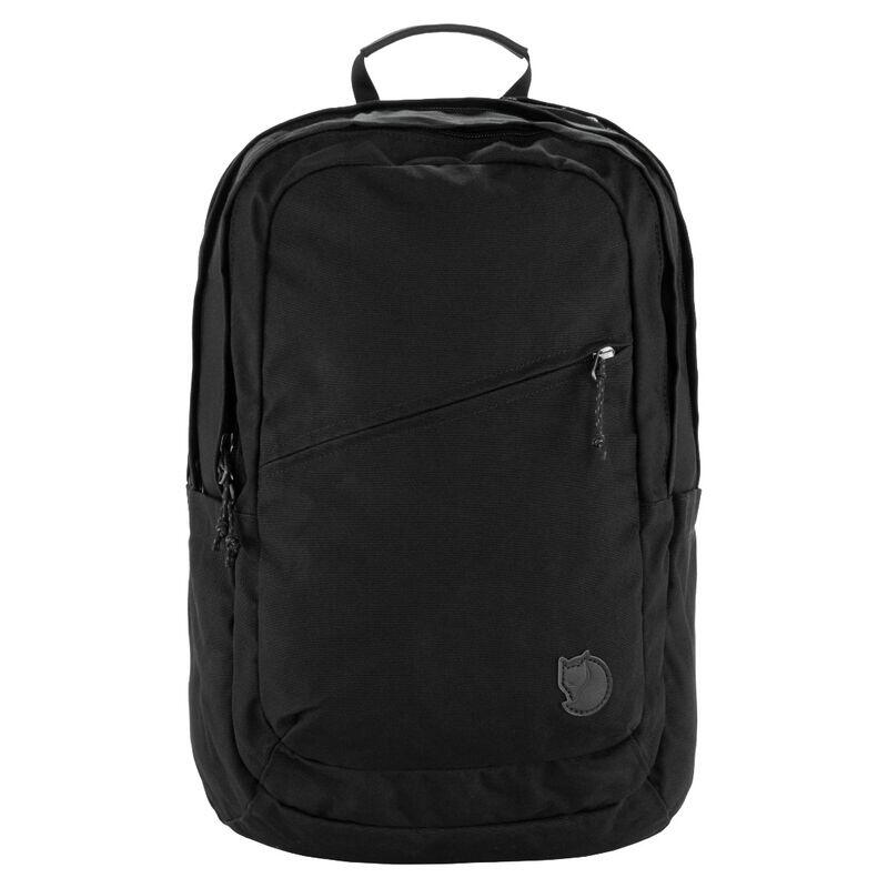 Mochila Negra Fjallraven Raven 28L Black Black Amplia y Resistente 2/4