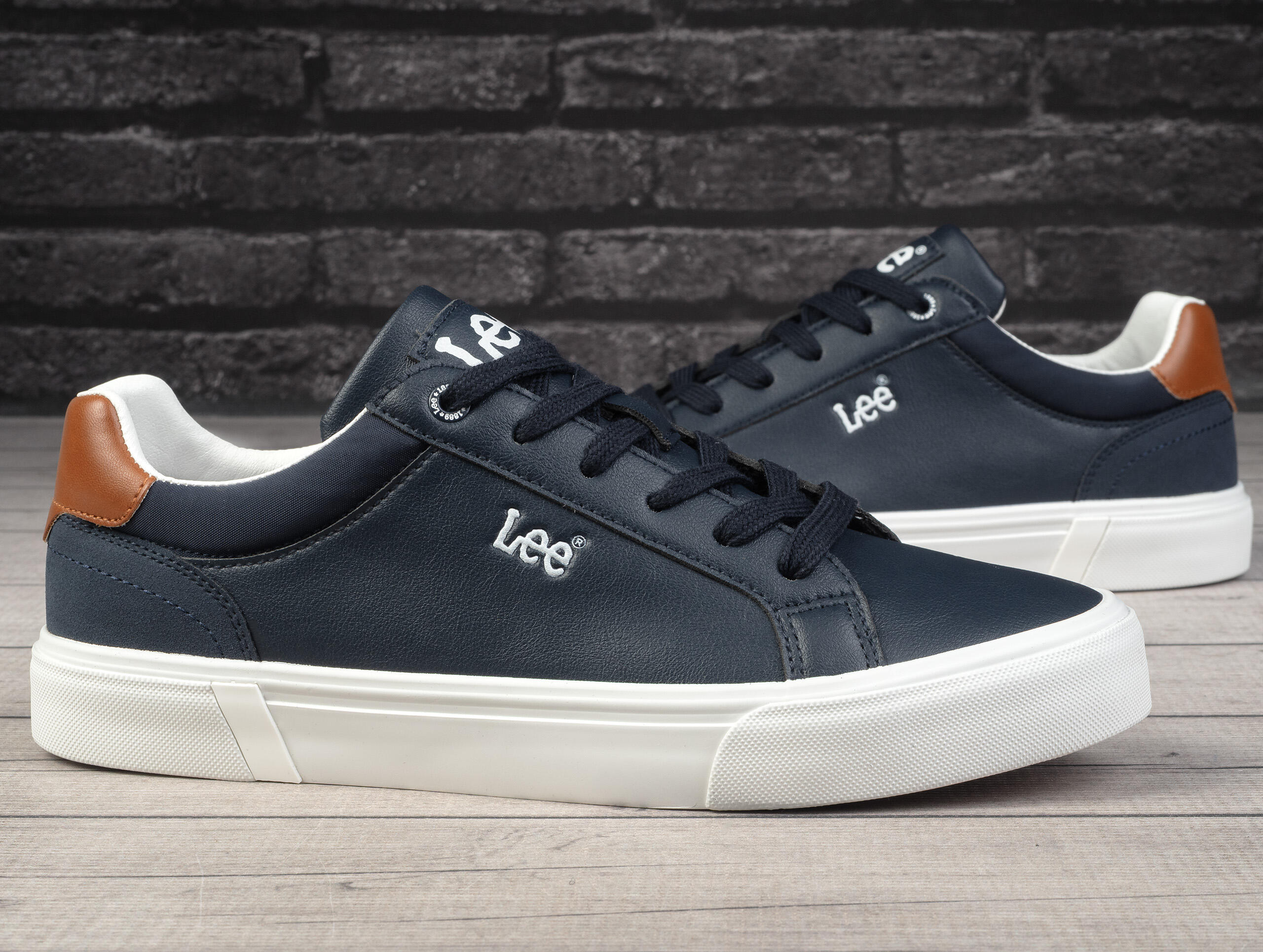 Buty męskie sportowe do chodzenia Lee BRIXTON MEN LOW 2/7