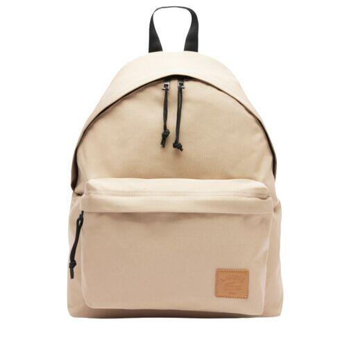 Mochila Beige Lacoste Casual Croc Viennois Ligera Y Práctica 4/4