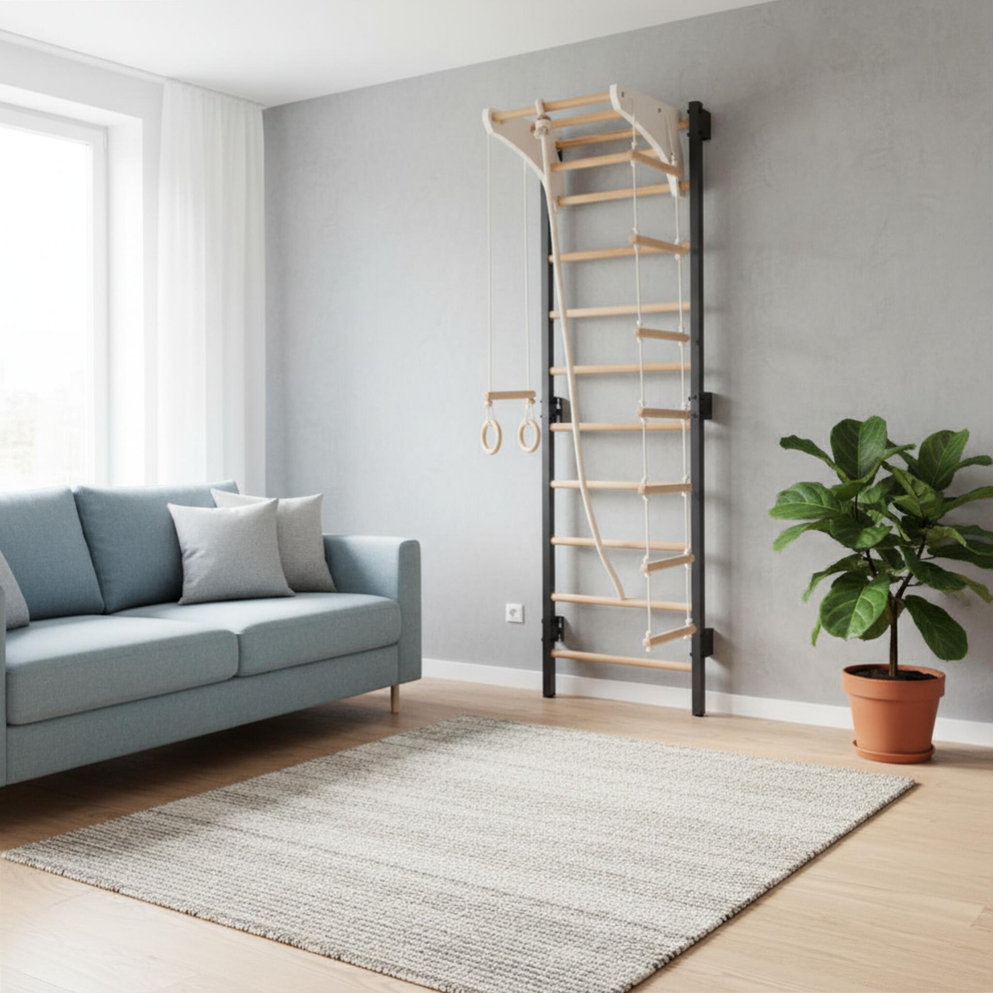 Espalier métal STEEL KOM 2 avec accessoires 3/6