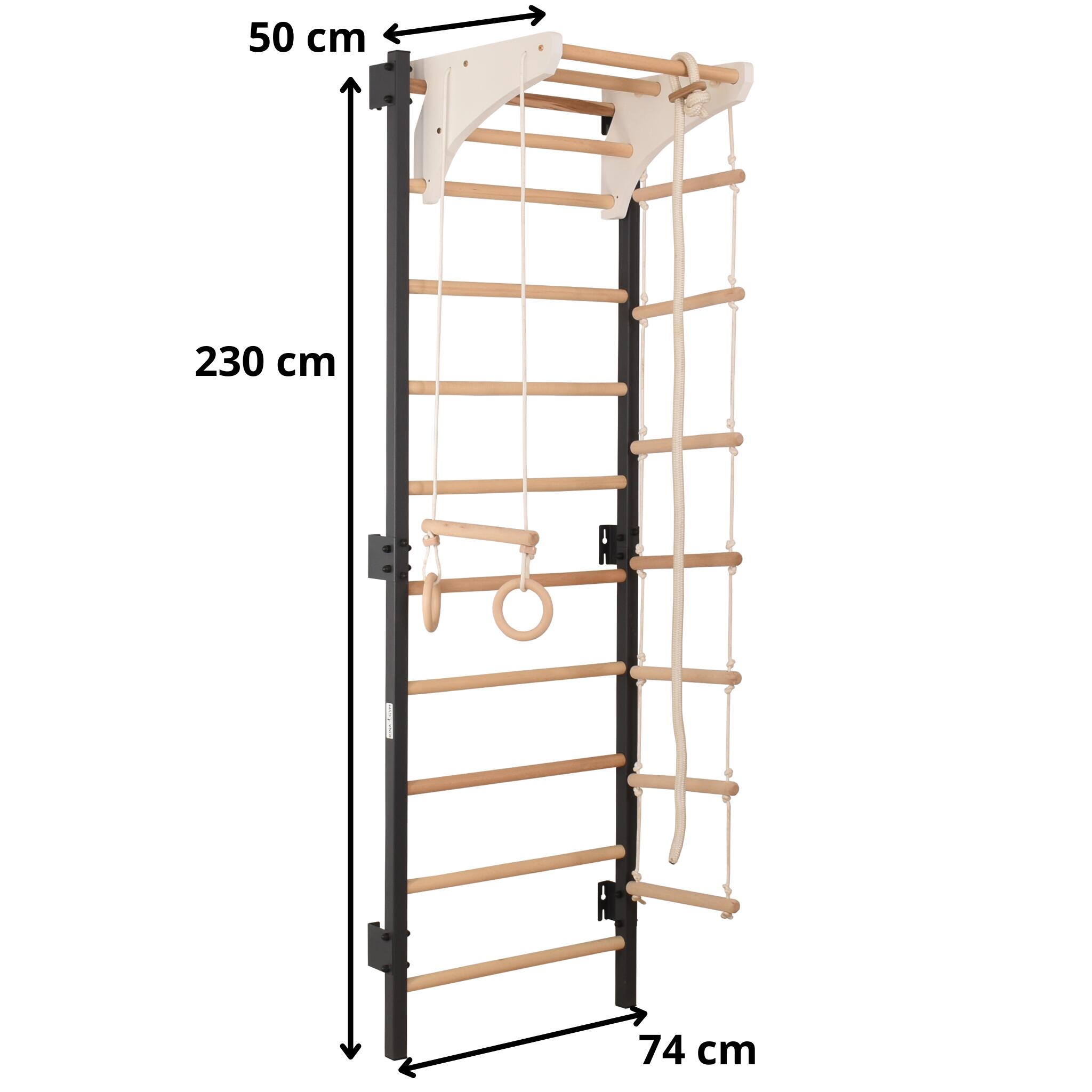 Espalier métal STEEL KOM 2 avec accessoires 2/6
