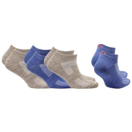 4 paires chaussettes laine mérinos - Anti-ampoules -Absorption rapide-Sheldon LC