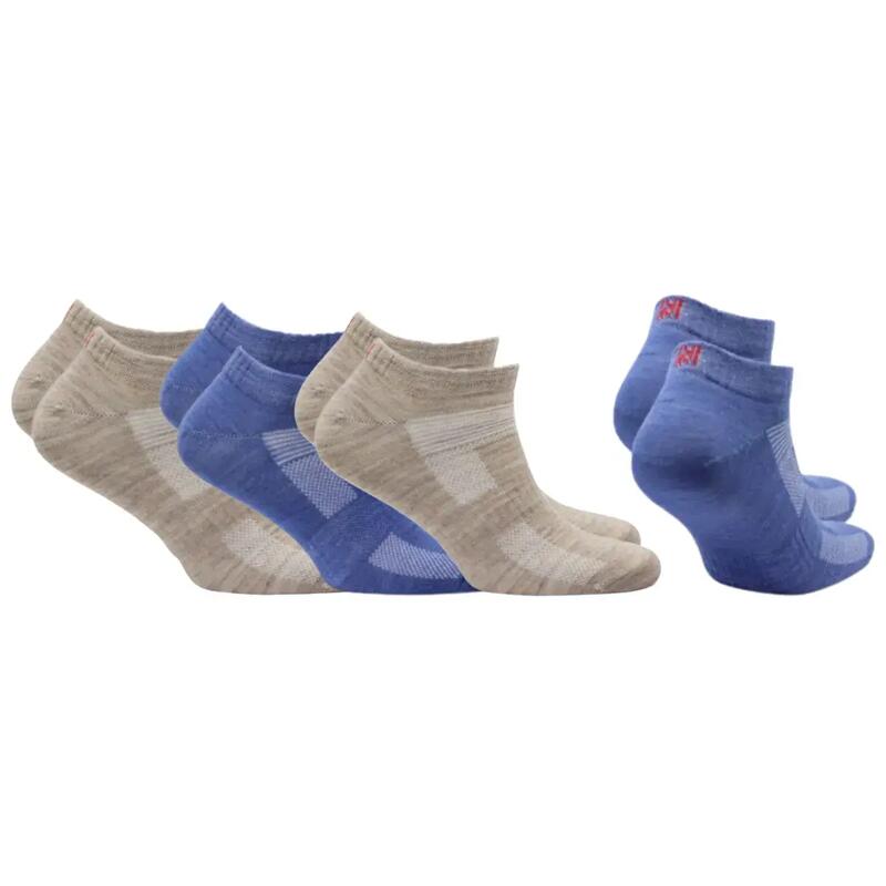 4 Çift %60 Merino Yünlü, Nefes Alabilen, Terletmeyen Outdoor Çorabı -SHELDON LC
